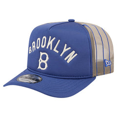 Los Angeles Dodgers Vintage Arched Foam Front 9FIFTY A-Frame Adjustable Trucker Hat - Royal | New Era