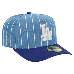 Los Angeles Dodgers Parallel A-Frame 59FIFTY Fitted Hat - Blue/Royal | New Era