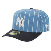 New York Yankees Parallel A-Frame 59FIFTY Fitted Hat - Blue/Navy | New Era