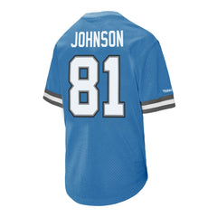 Calvin Johnson Detroit Lions Retired Player Name & Number Mesh Top - Blue for sale