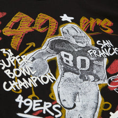 Jerry Rice San Francisco 49ers Chalked Up Player Graphic T-Shirt - Black on sale