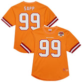 Warren Sapp Tampa Bay Buccaneers Retired Player Name & Number Mesh Top - Orange outlet
