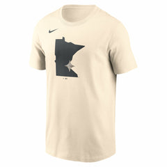 Minnesota Twins Camo Logo T-Shirt - Cream | Nike