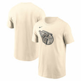 Cleveland Guardians Camo Logo T-Shirt - Cream | Nike