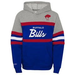 Buffalo Bills Youth Throwback Head Coach Pullover Hoodie - Royal outlet