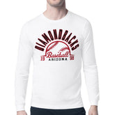 Arizona Diamondbacks Starter Half Ball Team Graphic Long Sleeve T-Shirt - White