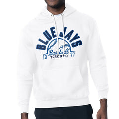 Toronto Blue Jays Starter Half Ball Team Graphic Pullover Hoodie - White