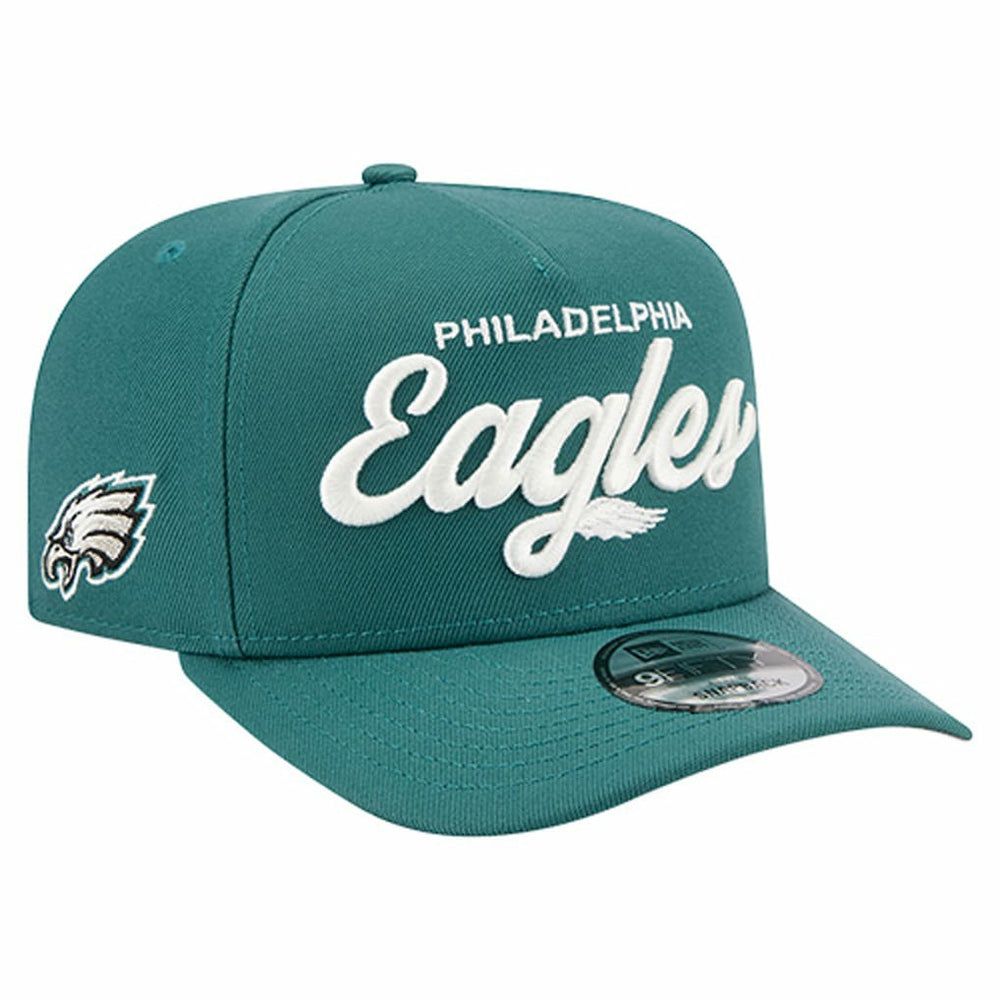 Philadelphia Eagles New Era Local Play A-Frame 9FIFTY Snapback Hat - Midnight Green cheap
