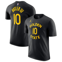 Jimmy Butler III Golden State Warriors Jordan Brand Statement Edition Name & Number T-Shirt sale - Black sale