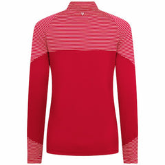 Philadelphia Phillies Levelwear Women's Classic Stripes Insignia 2.0 Raglan Quarter-Zip Top - Red
