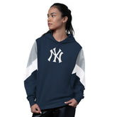New York Yankees Starter Women's Scrimmage Pullover Hoodie - Navy