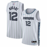 Ja Morant Memphis Grizzlies Unisex 2025/26 Swingman Jersey - White - City Edition | Nike on sale