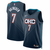 Chet Holmgren Oklahoma City Thunder Unisex 2025/26 Swingman Jersey - Navy - City Edition | Nike discount