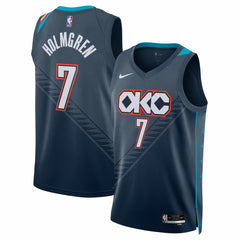 Chet Holmgren Oklahoma City Thunder Unisex 2025/26 Swingman Jersey - Navy - City Edition | Nike discount
