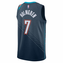Chet Holmgren Oklahoma City Thunder Unisex 2025/26 Swingman Jersey - Navy - City Edition | Nike discount