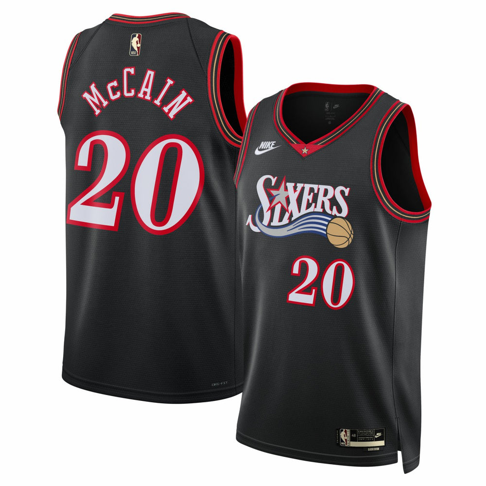 Jared McCain Philadelphia 76ers Unisex Swingman Jersey - Classic Edition - Black | Nike cheap
