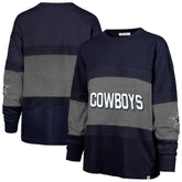 Dallas Cowboys '47 Women's Breezyway Archive Long Sleeve T-Shirt - Navy discount