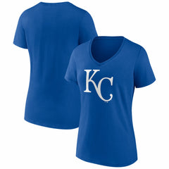Kansas City Royals Women's Logo V-Neck T-Shirt - Royal