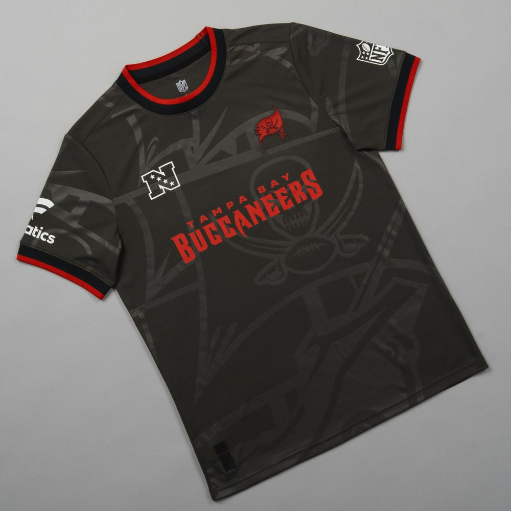 Tampa Bay Buccaneers NFL Football x Football Fan Top - Pewter on sale