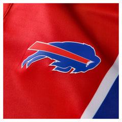 Buffalo Bills NFL Football x Football Collared Fan Top - Red sale