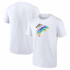Atlanta Falcons Logo Pride T-Shirt - White on sale
