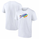 Buffalo Bills Logo Pride T-Shirt - White for sale