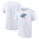 Carolina Panthers Logo Pride T-Shirt - White for sale