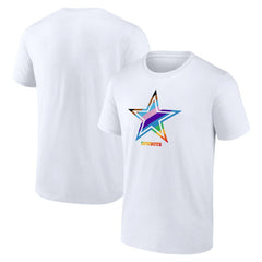 Dallas Cowboys Logo Pride T-Shirt - White on sale