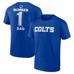 Indianapolis Colts #1 Dad Jersey T-Shirt - Royal discount