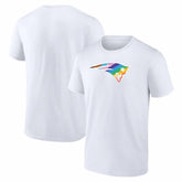 New England Patriots Logo Pride T-Shirt - White sale