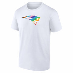 New England Patriots Logo Pride T-Shirt - White sale
