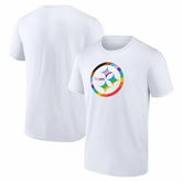 Pittsburgh Steelers Logo Pride T-Shirt - White outlet