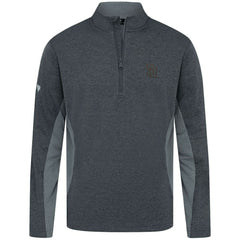 San Diego Padres Levelwear Waffle Insignia 2.0 Quarter-Zip Pullover - Heather Black