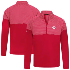 Cincinnati Reds Levelwear Classic Stripes Insignia 2.0 Pullover - Red