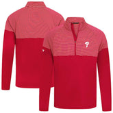 Philadelphia Phillies Levelwear Classic Stripes Insignia 2.0 Pullover - Red