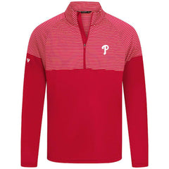 Philadelphia Phillies Levelwear Classic Stripes Insignia 2.0 Pullover - Red