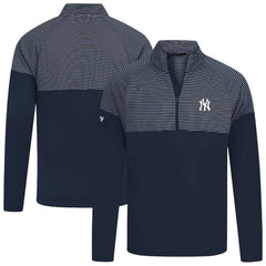 New York Yankees Levelwear Classic Stripes Insignia 2.0 Pullover - Navy