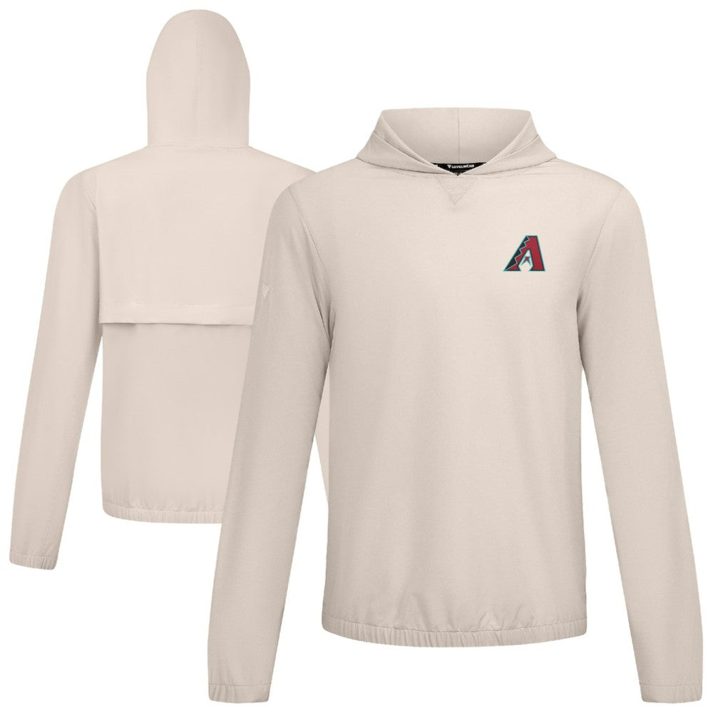 Arizona Diamondbacks Levelwear Action Insignia 2.0 Pullover Hoodie - Khaki