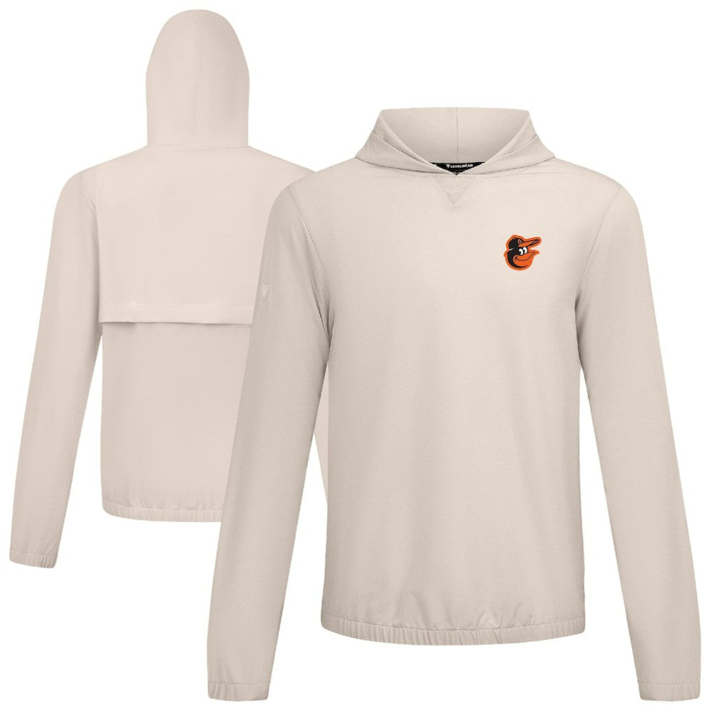 Baltimore Orioles Levelwear Action Insignia 2.0 Pullover Hoodie - Khaki