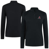 Arizona Diamondbacks Levelwear Women's Power Insignia 2.0 Quarter-Zip Pullover Top - Black