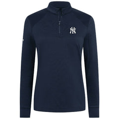 New York Yankees Levelwear Women's Power Insignia 2.0 Quarter-Zip Pullover Top - Navy