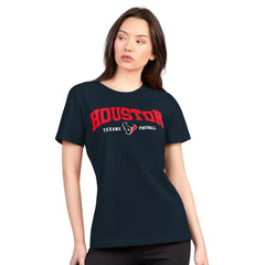 Houston Texans G-III 4Her by Carl Banks Women's Super-Slim Lightweight Winning Crew T-Shirt - Navy sale