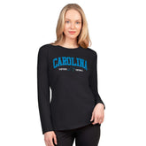 Carolina Panthers G-III 4Her by Carl Banks Women's Best Play Long Sleeve T-Shirt - Black cheap