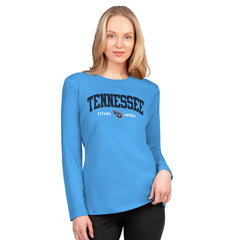 Tennessee Titans G-III 4Her by Carl Banks Women's Best Play Long Sleeve T-Shirt - Light Blue on sale