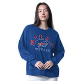 Buffalo Bills G-III 4Her by Carl Banks Women's Oversized Feud Sweatshirt - Royal outlet