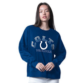 Indianapolis Colts G-III 4Her by Carl Banks Women's Oversized Feud Sweatshirt - Royal sale