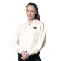 Jacksonville Jaguars MSX by Michael Strahan Women's Eleanor Full-Zip Hoodie - Cream for sale