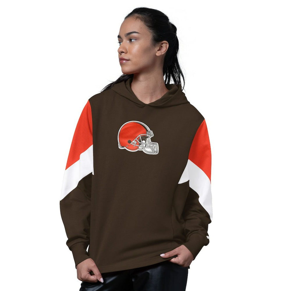 Cleveland Browns Starter Women's Scrimmage Hoodie - Brown online