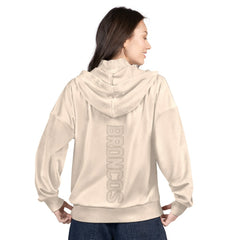 Denver Broncos G-III 4Her by Carl Banks Women's Rookie Full-Zip Hoodie - Tan outlet