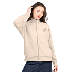 Detroit Lions G-III 4Her by Carl Banks Women's Rookie Full-Zip Hoodie - Tan cheap